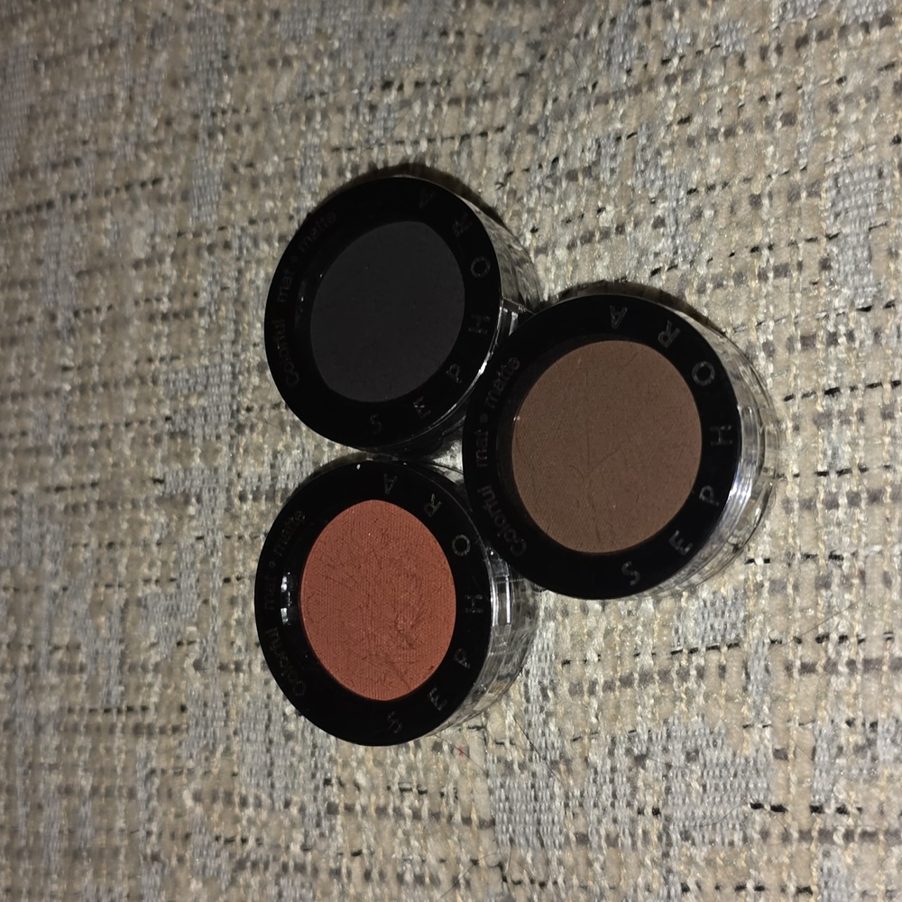 SEPHORA BRAND WOMENS EYE SHADOW BUNDLE OF 3 SHADES TOTAL